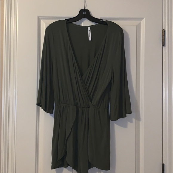 Pants - Impeccable Pig Green Romper